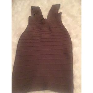 Deep V bandage dress